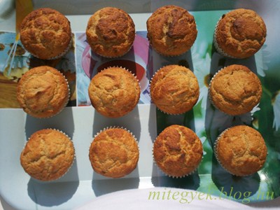 Tejmentes muffin (szójamentes, laktózmentes)